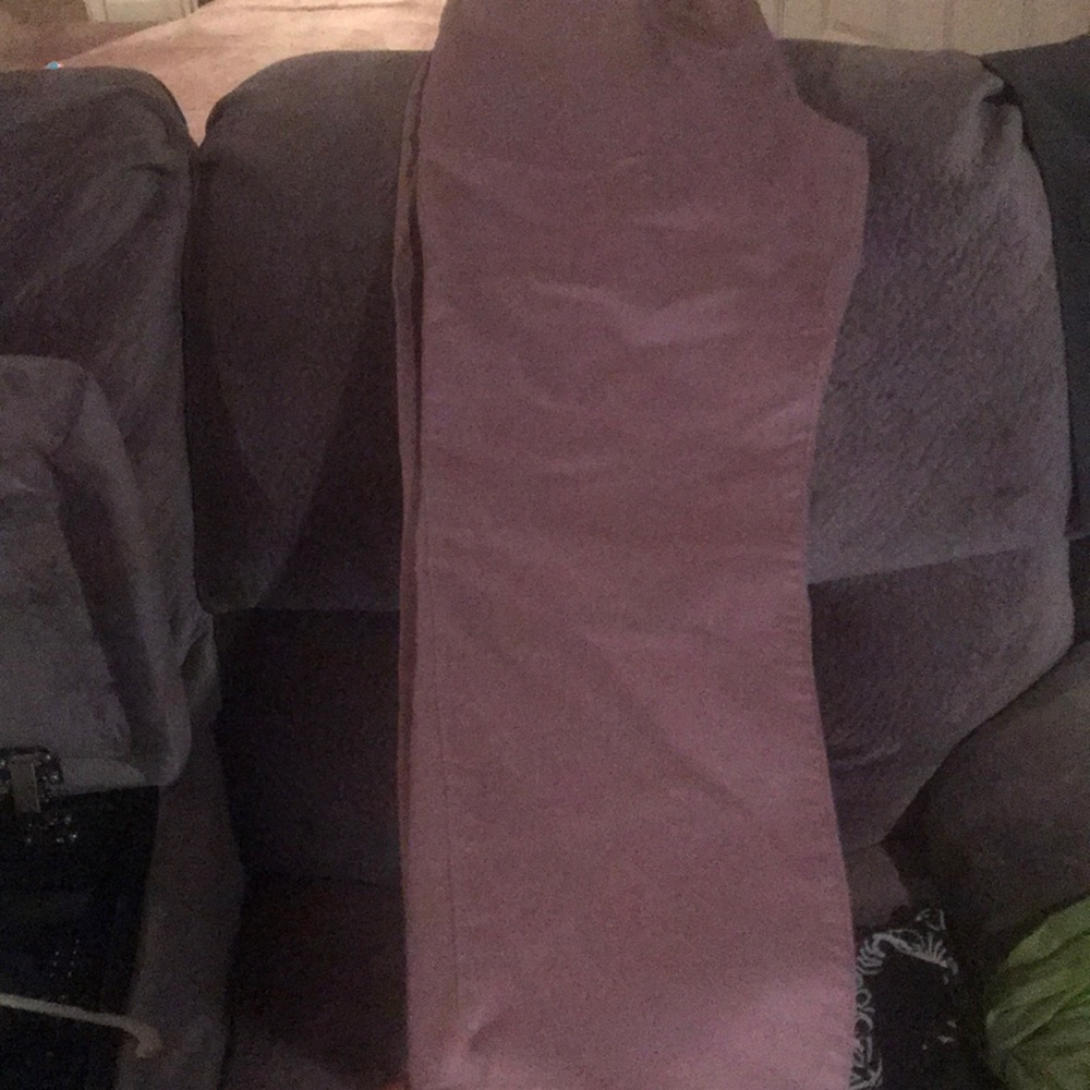Plus size lavender straight leg pants